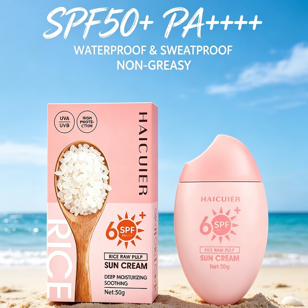 Spf 50 Waterproof Sunscreen - Protector Solar SPF50+ con Pulpa de