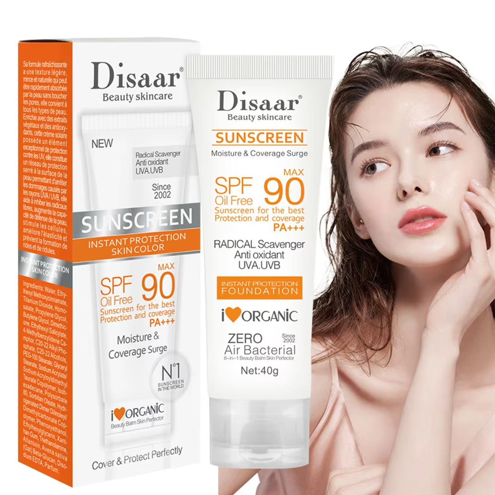 Spf 50 Waterproof Sunscreen - Protector solar para el cuerpo Facial,