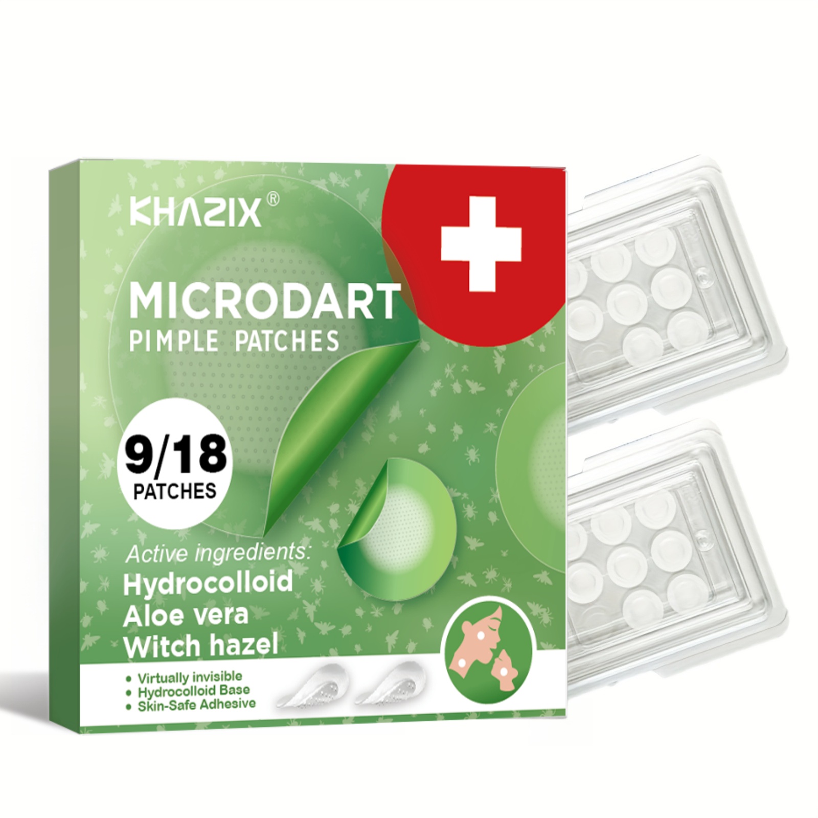 Parches nocturnos para el acné - Hydrocolloid Pimple Patch reseña y precio