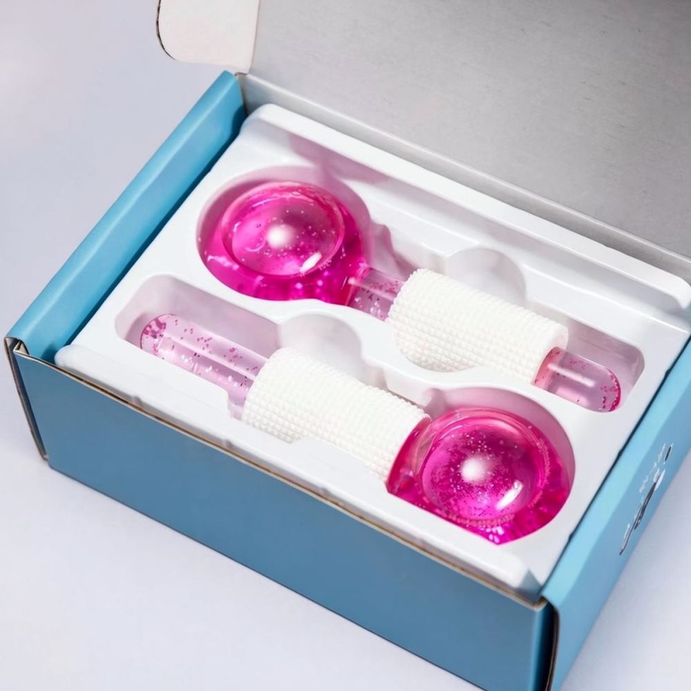 Esferas de hielo para masajes  - Face Ice Roller Puffiness reseña y precio