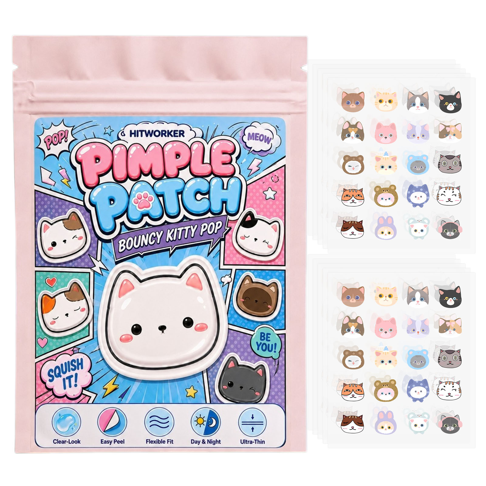 100 Parches Adhesivos para Gra - Hydrocolloid Pimple Patch reseña y precio