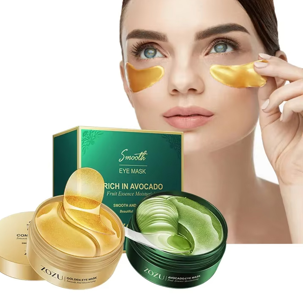 Parche de Gel para ojos dorado - Collagen Under Eye Patches reseña y precio
