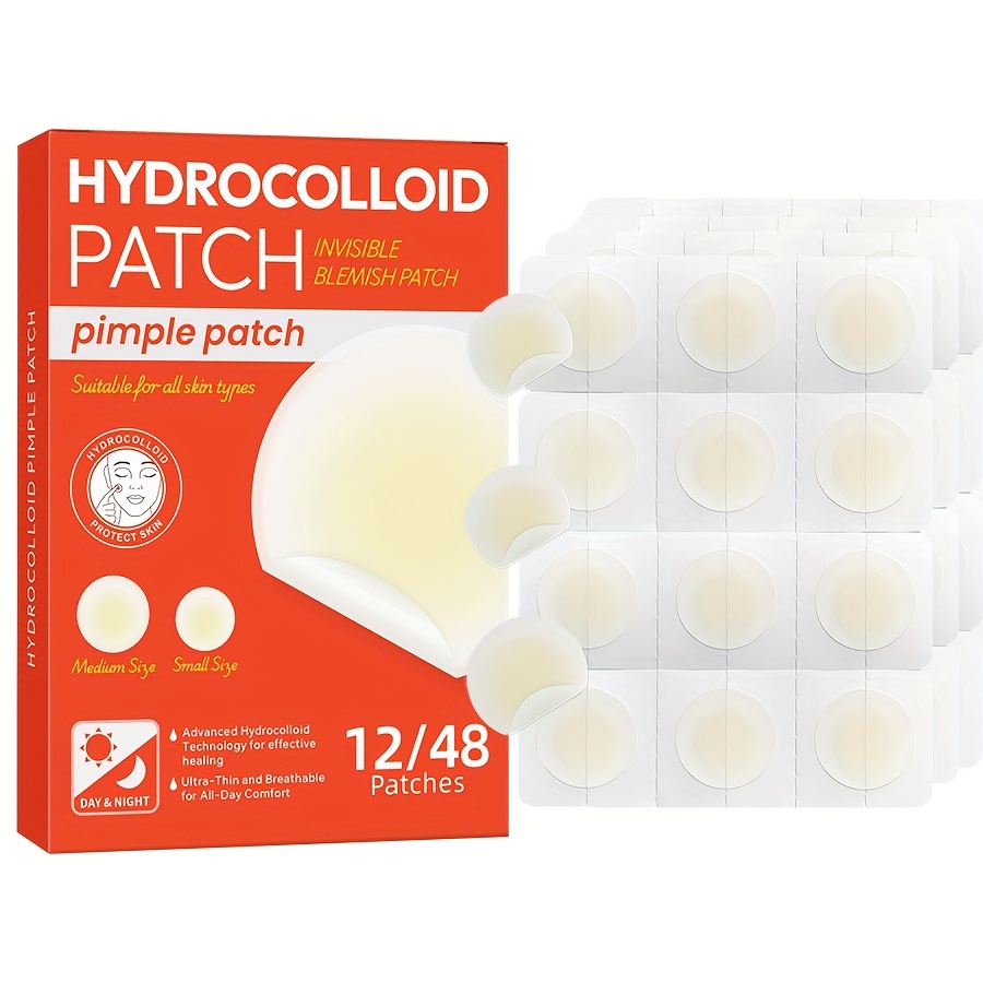 48 parches hidrocoloides para  - Hydrocolloid Pimple Patch reseña y precio