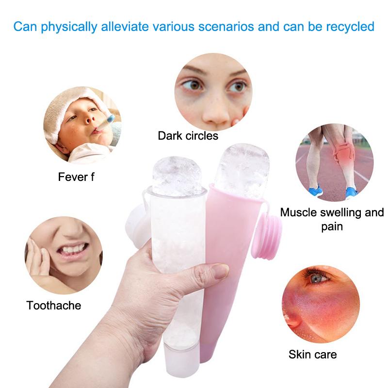Rodillo de hielo de silicona c - Face Ice Roller Puffiness reseña y precio